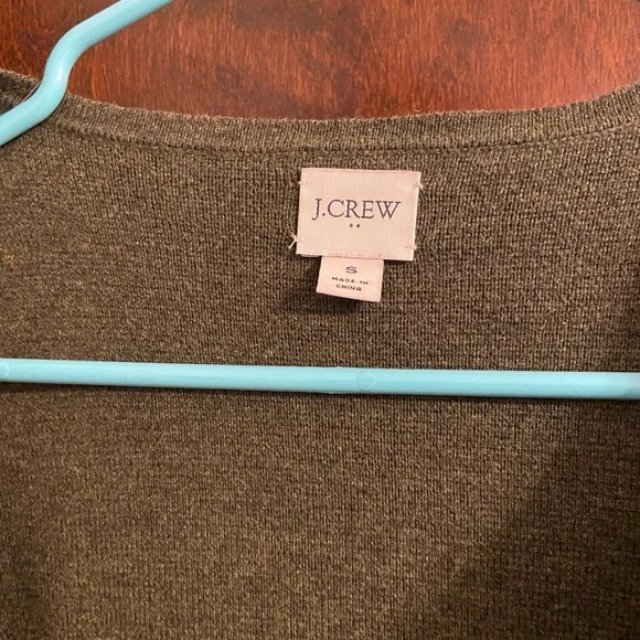 J. Crew Factory Olive Green Vanessa Cardigan - Picture 4 of 4